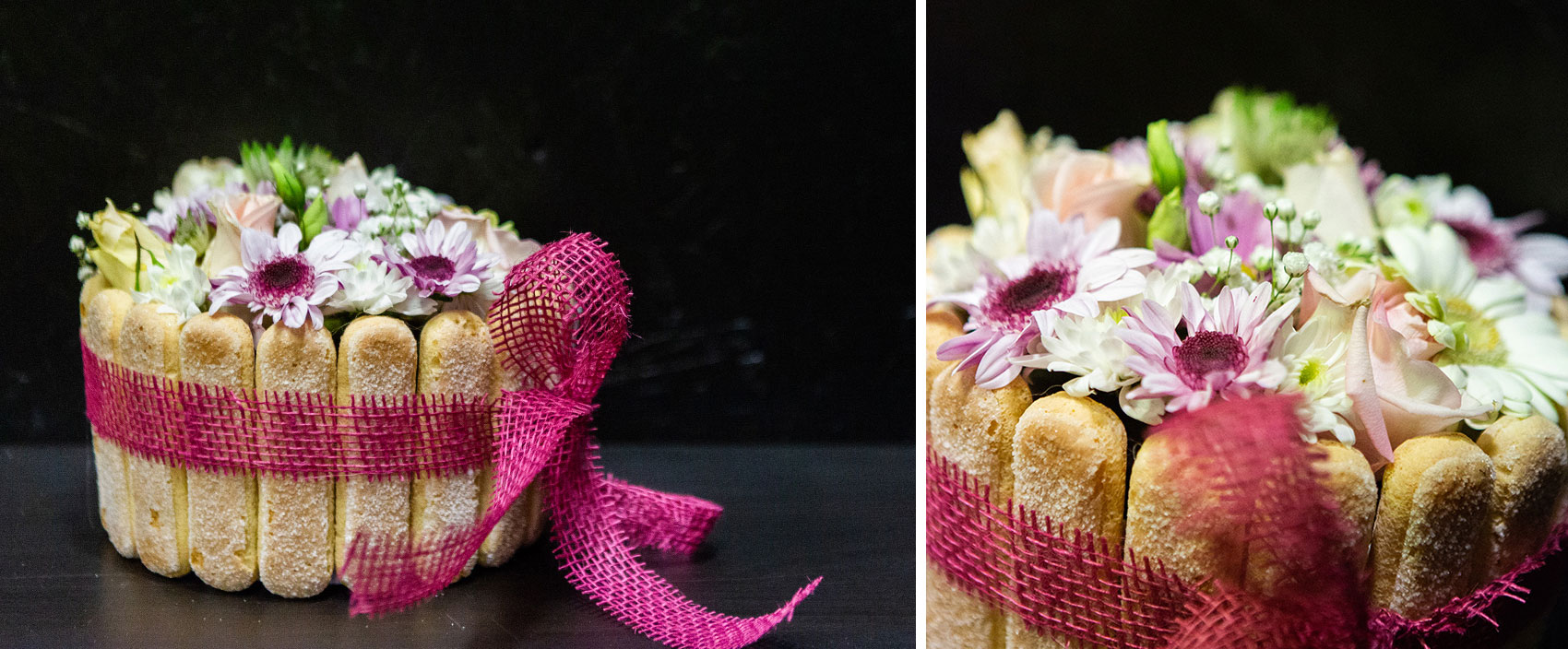 Gateau de fleurs.Créateur fleuriste à Orange