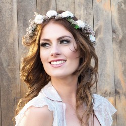 Couronne de tête florale
