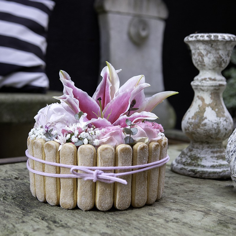 Charlotte fleurie rose