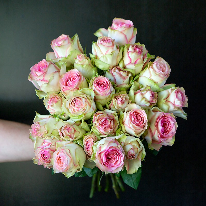 Bouquet de roses couleur rose