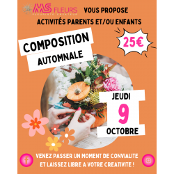 Atelier "COMPOSITION AUTOMNALE" Octobre 2025