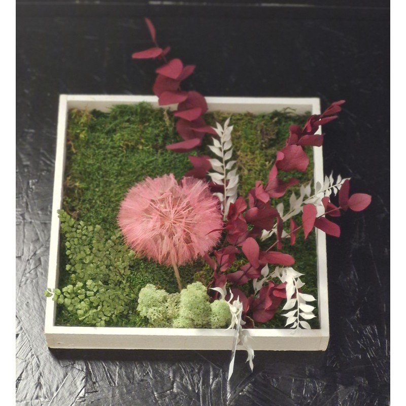 Cadre Végétalisé Rose & Nature