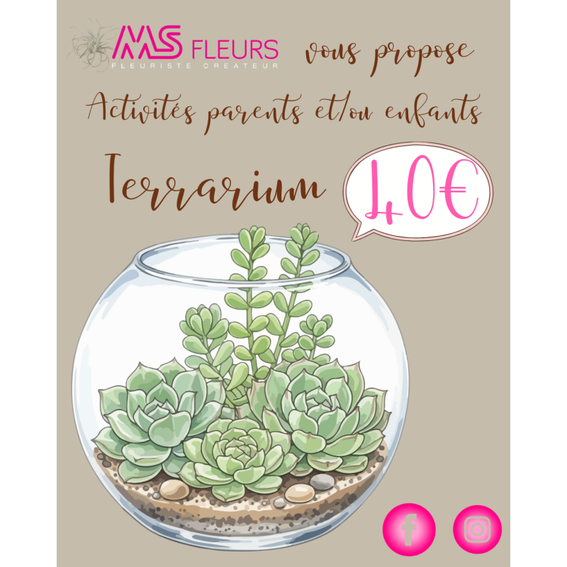 Atelier "Terrarium" 9 avril 2026