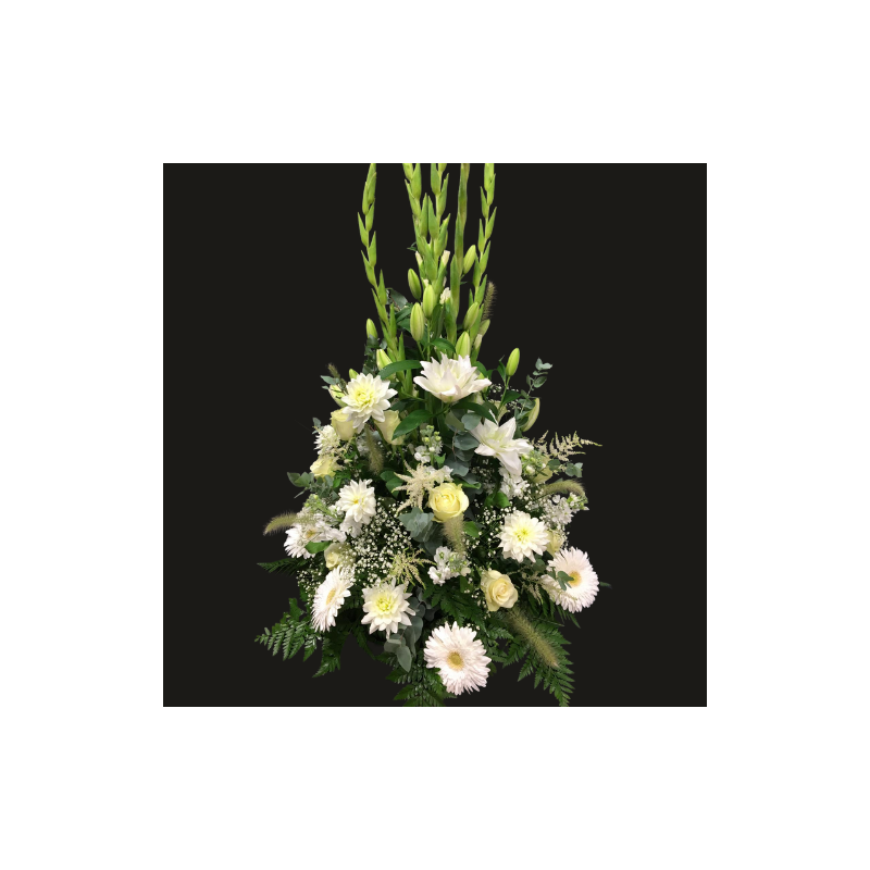 Coussin Conique blanc