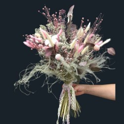 Bouquet de fleurs Séchées rose