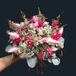 Les Bouquets de fleurs Séchées rose