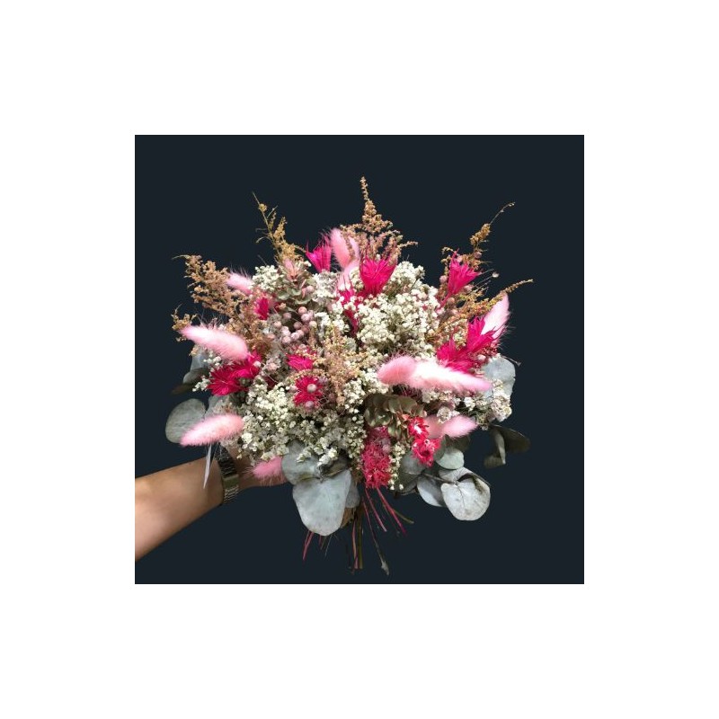 Les Bouquets de fleurs Séchées rose