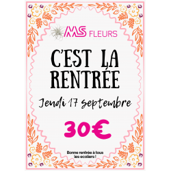 Atelier "C'est la Rentrée" Septembre 2026