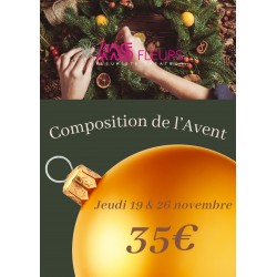 Atelier "Composition de l'Avent" Novembre 2026