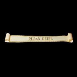 RUBAN DEUIL PERSONNALISABLE